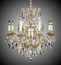 American Brass & Crystal CH7031-A-01G-PI - 12 Light Chandelier
